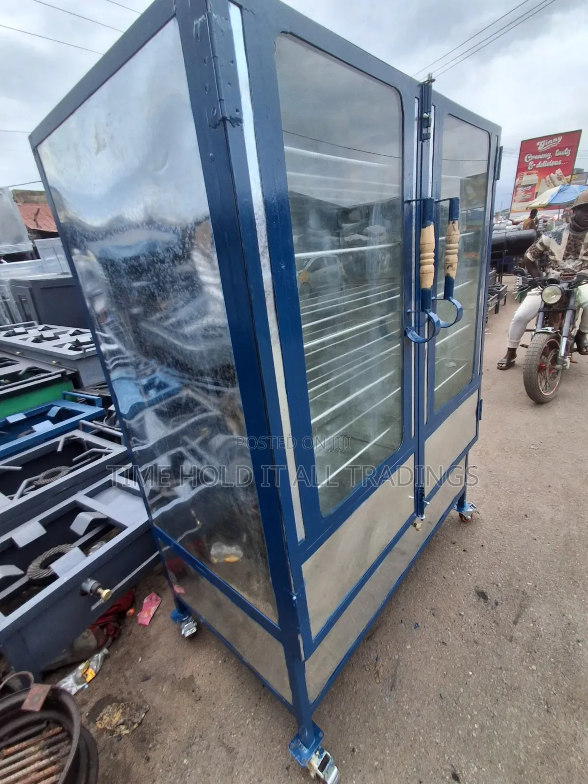 Half Bag Size Gas Oven for Baking of Bread and Grilling of Meat