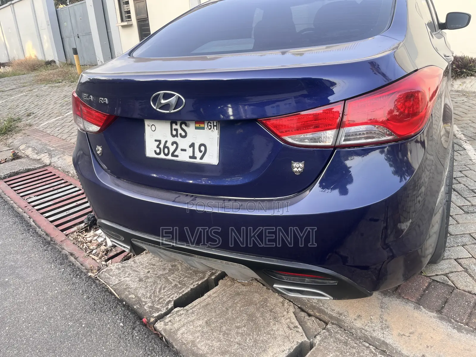 Hyundai Elantra GLS Sedan FWD (1.8L 4cyl 6M) 2013 Blue