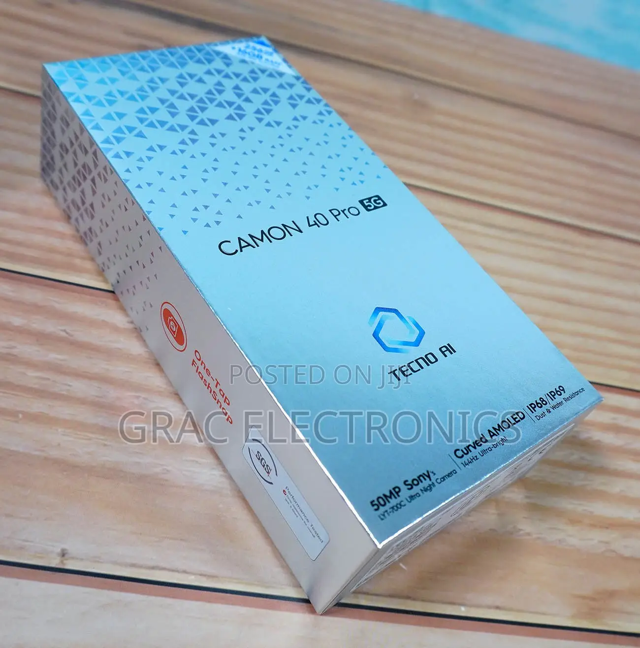 New Tecno Camon 40 Pro 5G 256 GB Blue