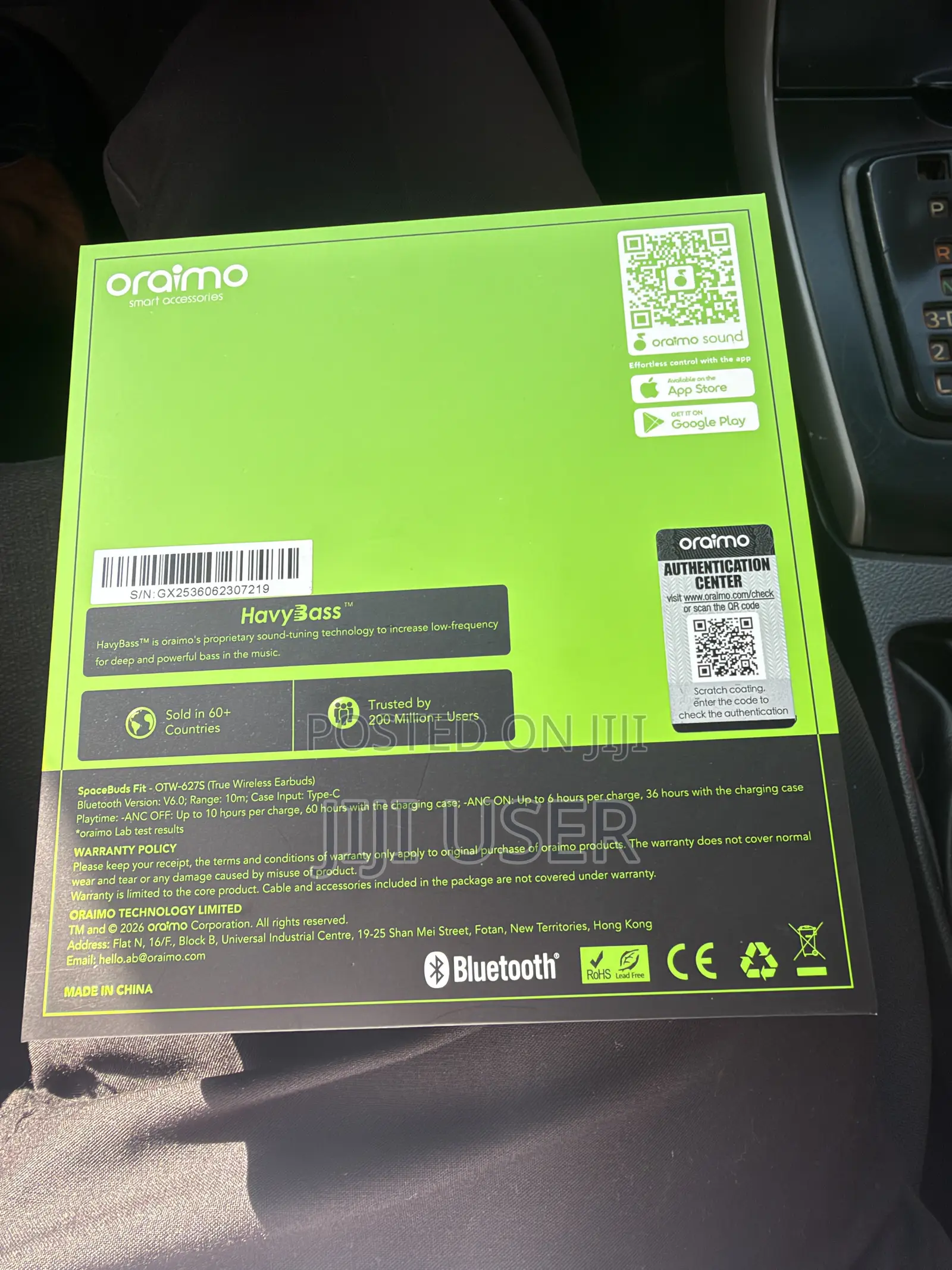 Oraimo Spacebubs Fit Anc
