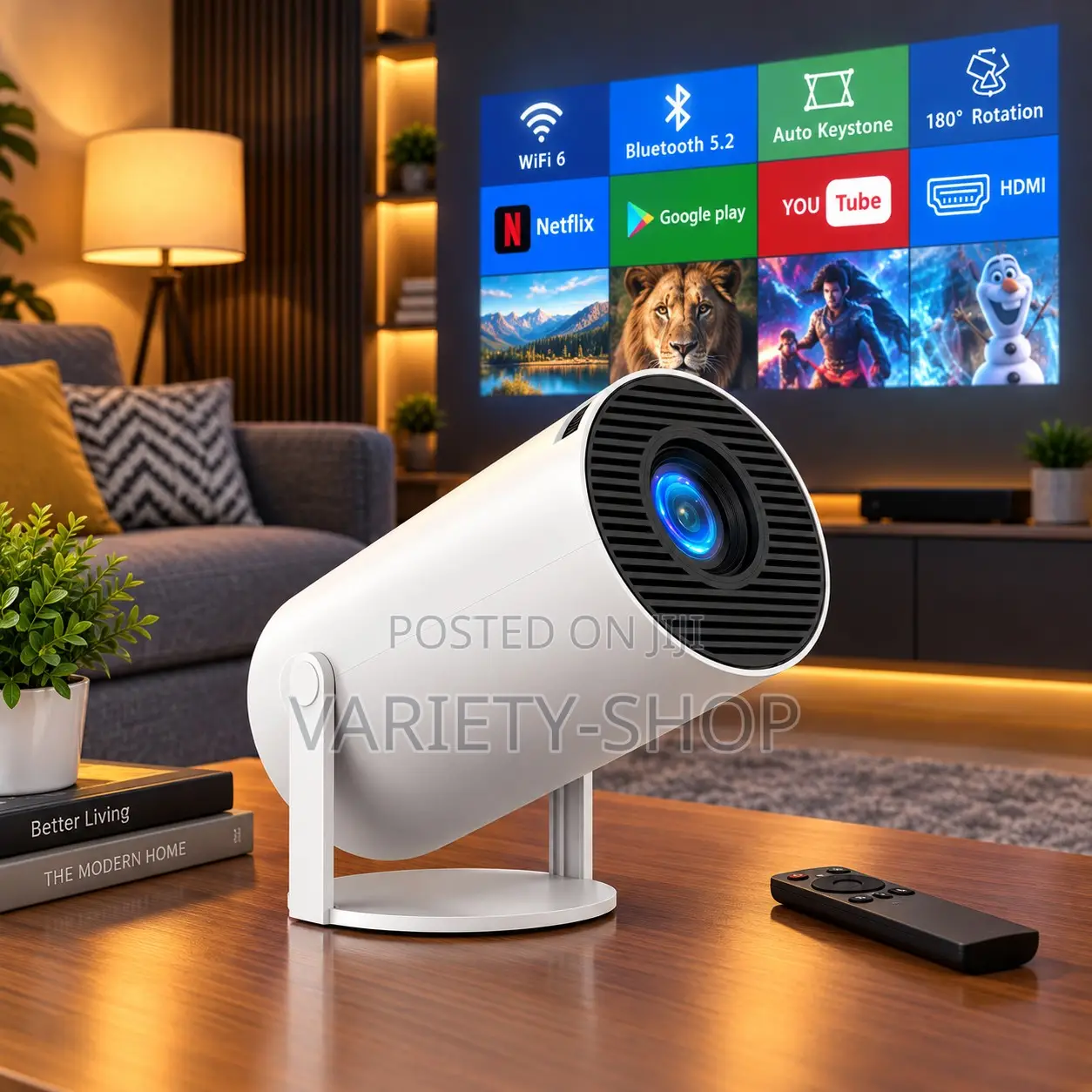 Ultra HD Smart Projector (Ultra Portable)