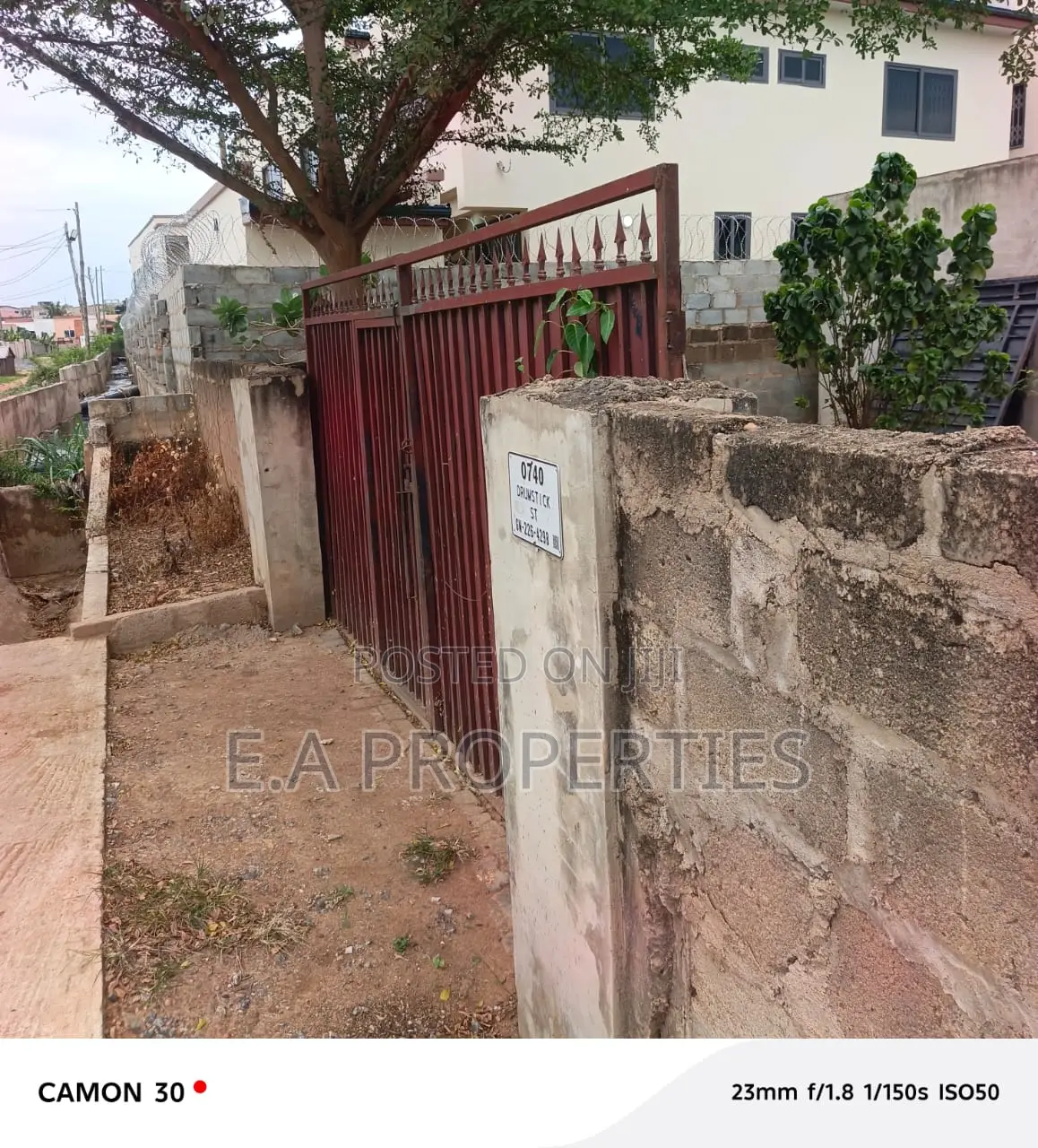 One and Hall Plot for Land for Sale at the Back of Oyarifi Mall