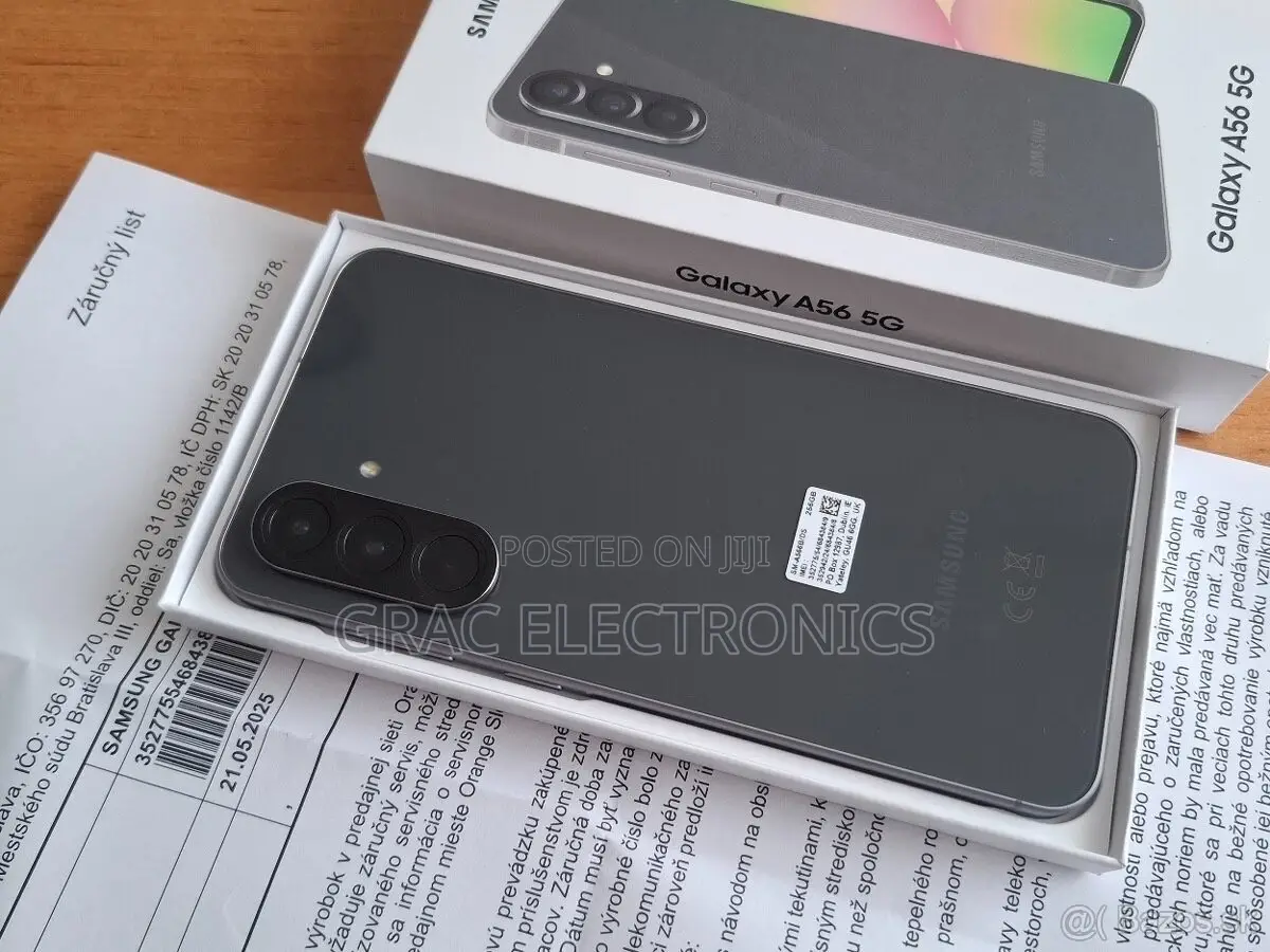 New Samsung Galaxy A56 256 GB Black