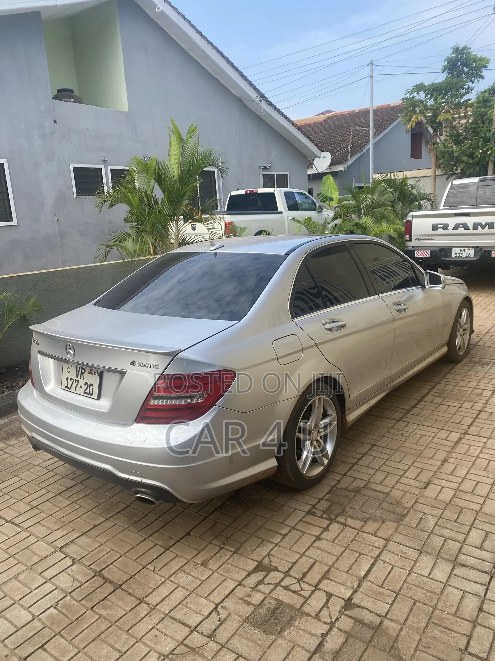 Mercedes-Benz C300 Sport 4Matic Sedan AWD (3.5L 6cyl 7A) 2013 Silver