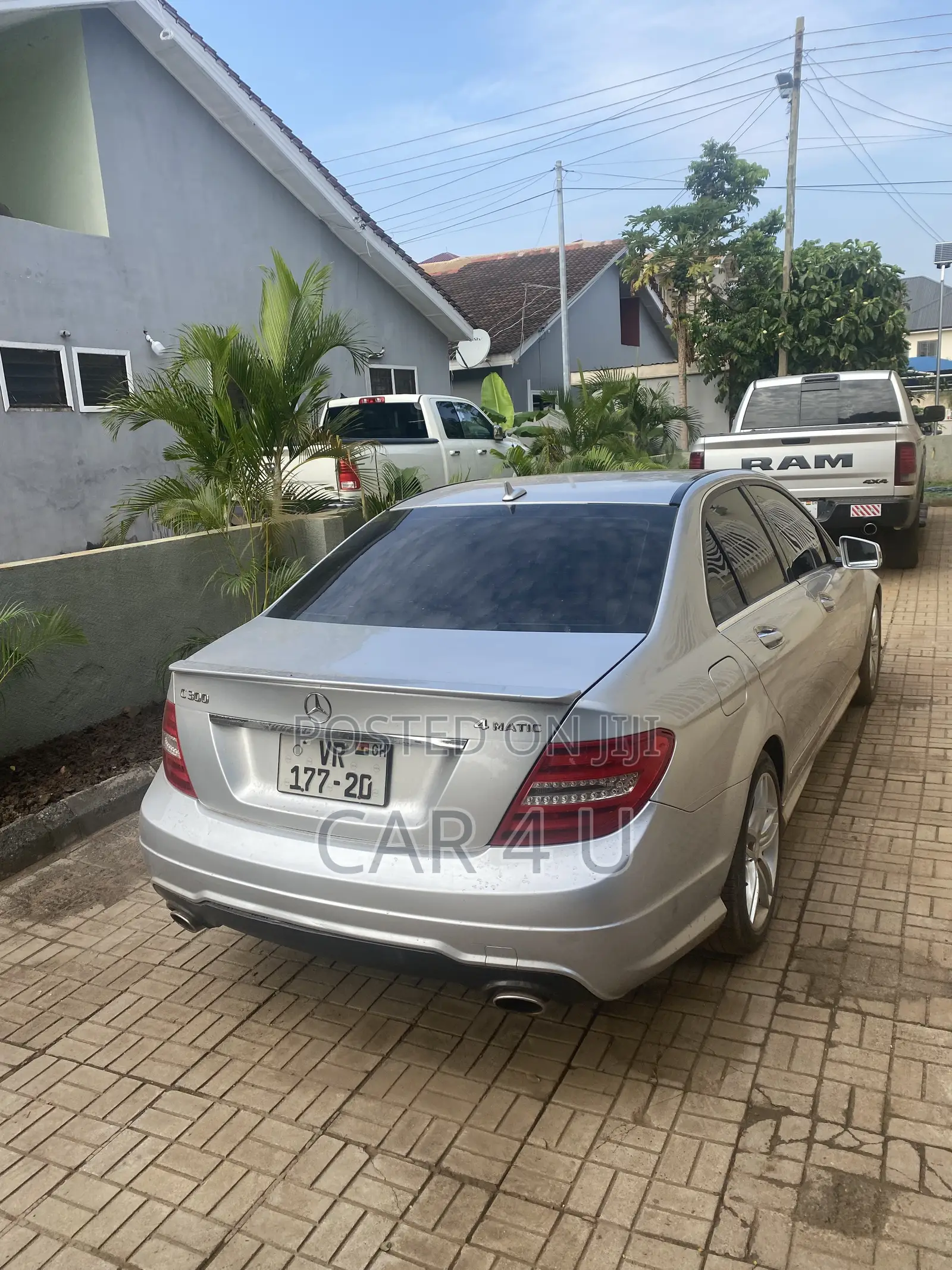 Mercedes-Benz C300 Sport 4Matic Sedan AWD (3.5L 6cyl 7A) 2013 Silver
