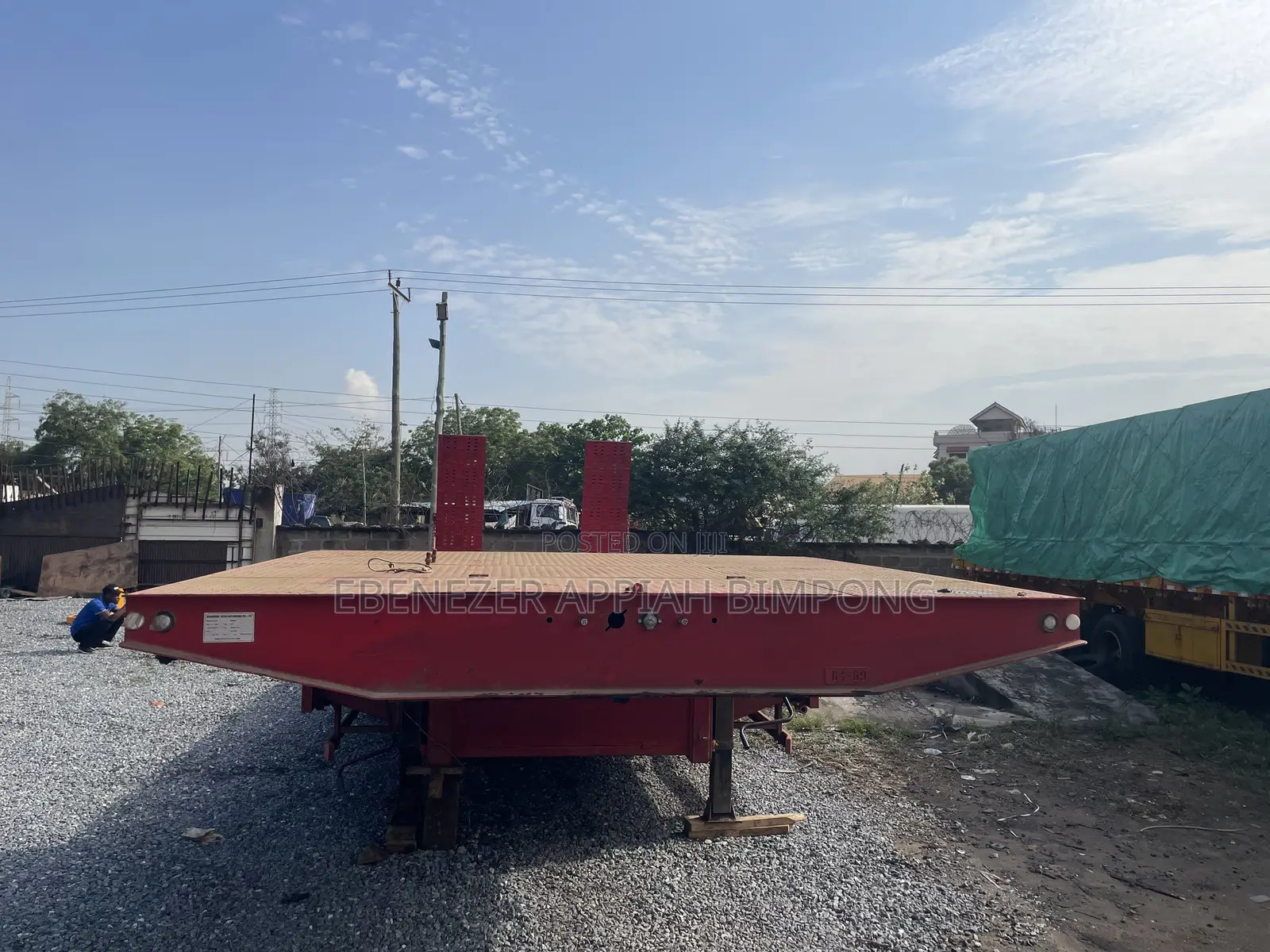 Feichi 4-Axle Low Bed Semi Trailer