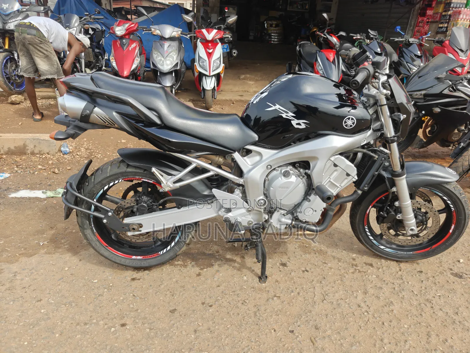Yamaha FZ6 2017 Black