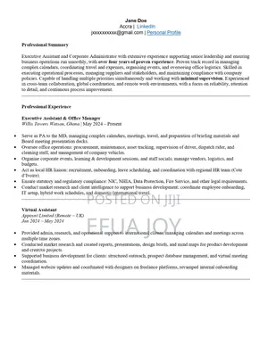 Professional CV Formatting, Cover Letters & Job Documents