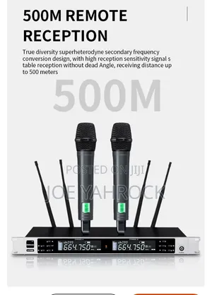 2in1 500meters Cordless Mics