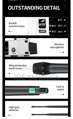 2in1 500meters Cordless Mics