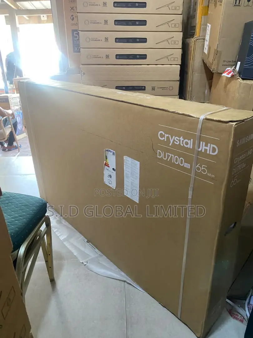 Samsung 65''crystal UHD Du7100 4k Smart TV -65du7100-65inch Air Slim