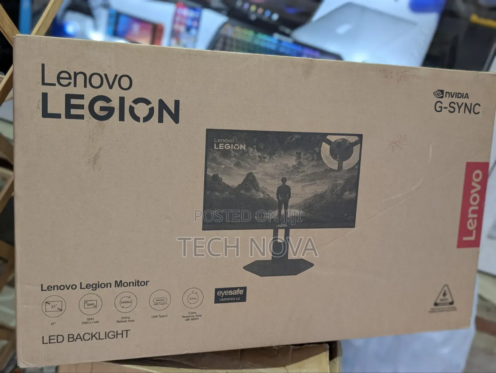 Lenovo Legion Gaming Monitor 27" Inch QHD IPS Type C Display - 240Hz