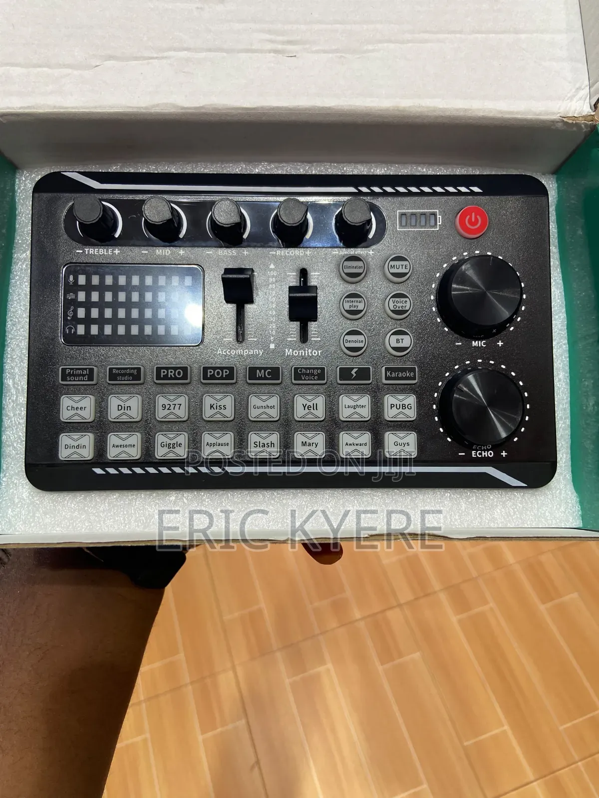 Professional Live Sound Card - Bluetooth, Voice Effects/Voice Changer