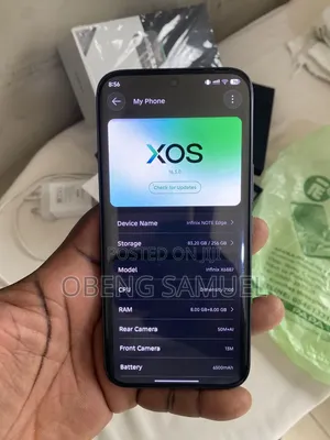 Infinix Note Edge 256 GB Black