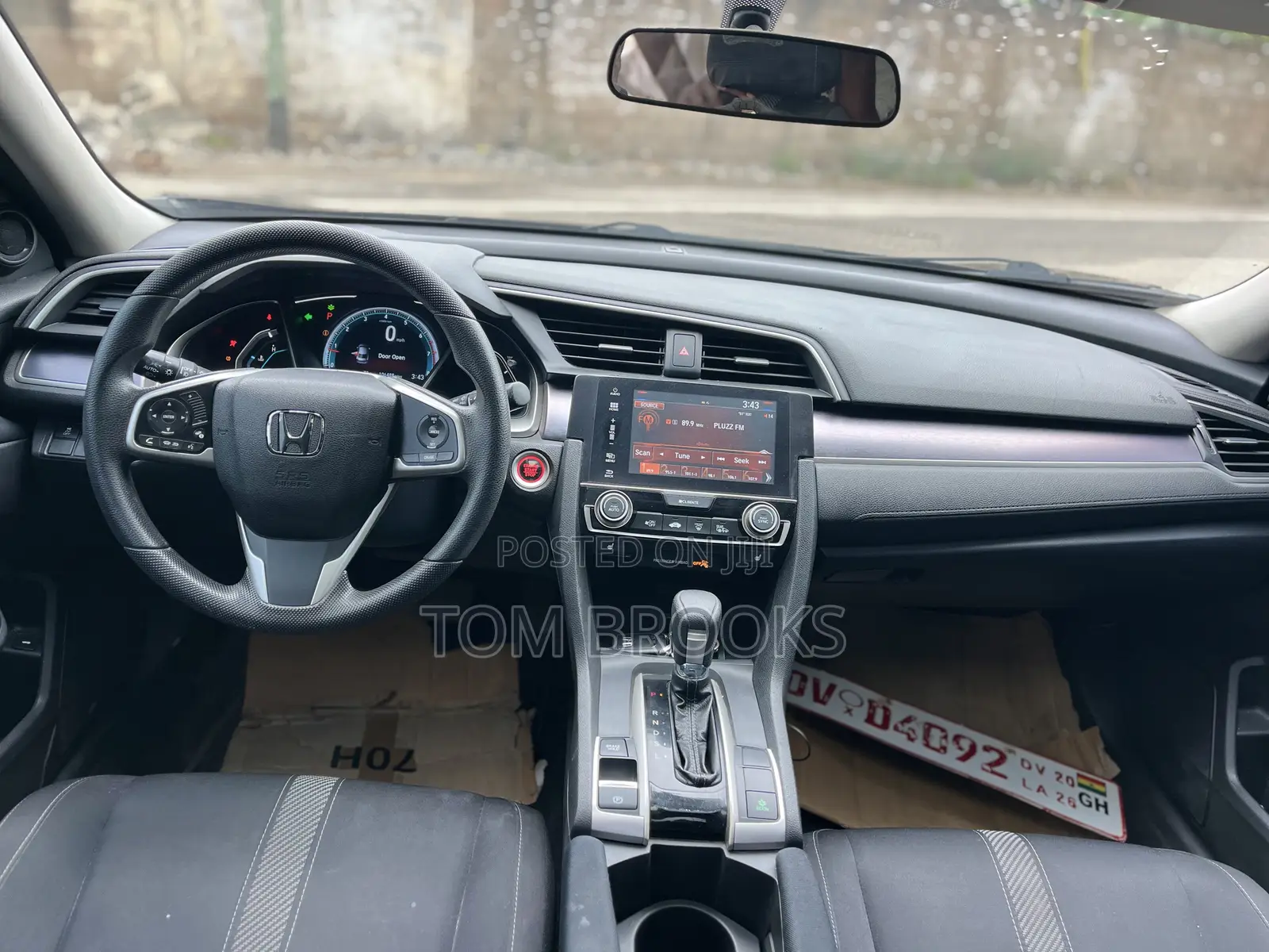 Honda Civic EX Sedan 2018 Black