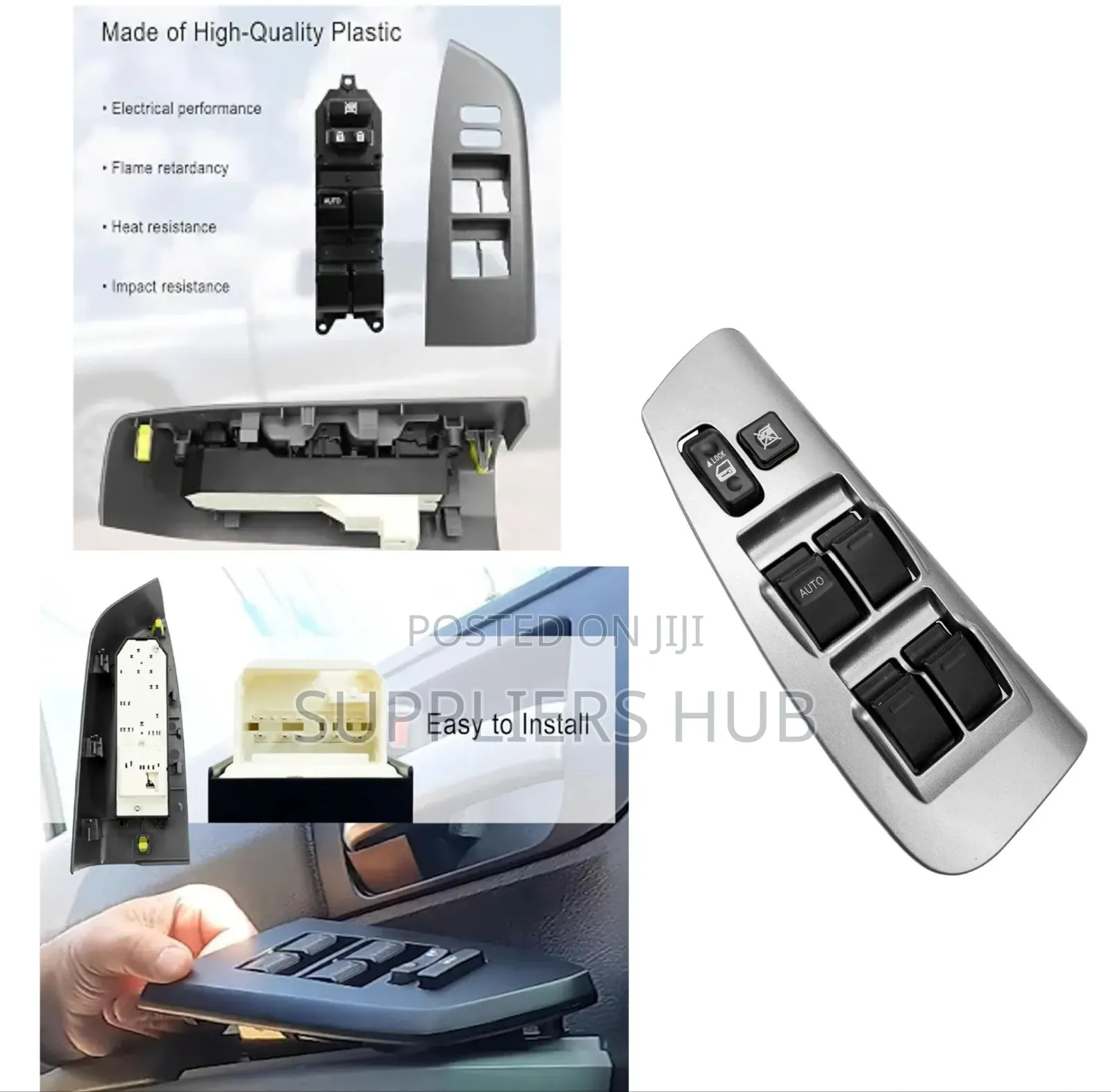 Driver Side Car Window Master Switch Set for Toyota Tundra 2010-2013