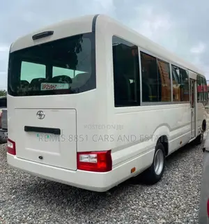 New Toyota Coaster 2025 White