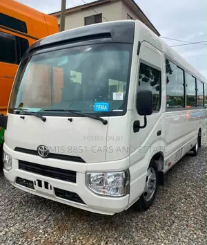 New Toyota Coaster 2025 White