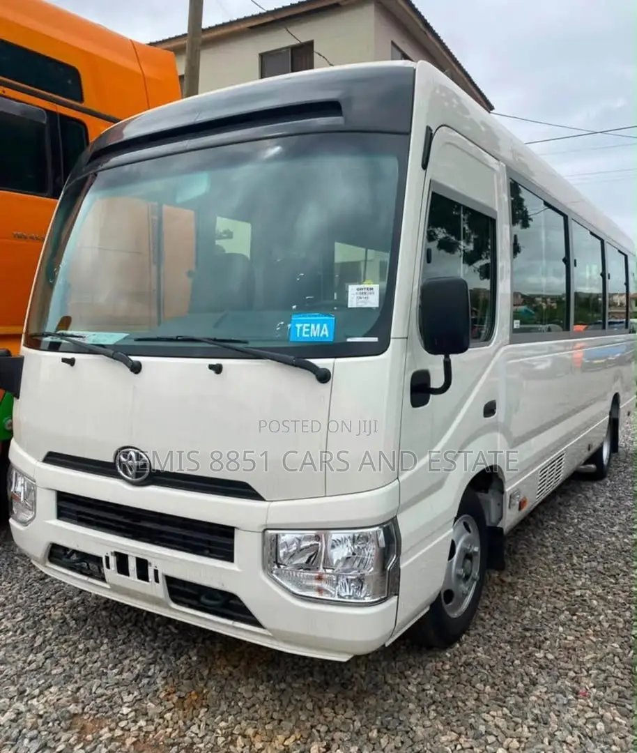 New Toyota Coaster 2025 White