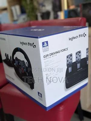 Logitech G29 Driving Force Racing Wheel and Pedals for PS5, PS4 and PC
