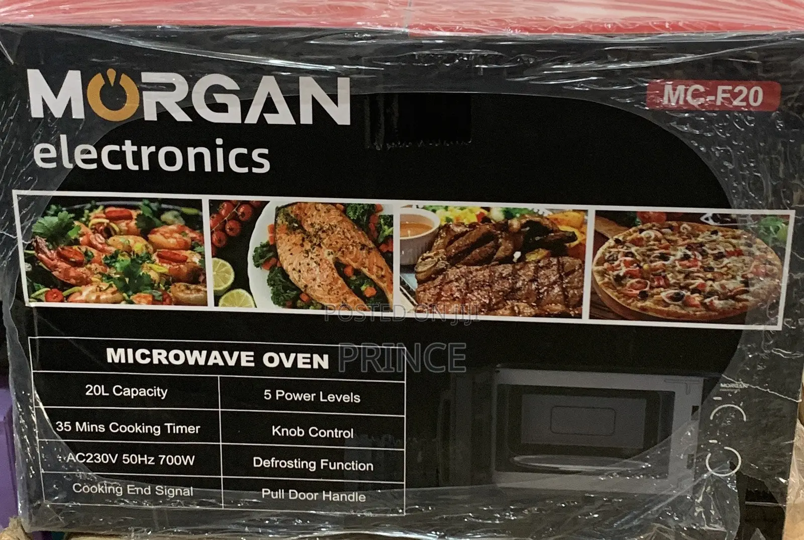 MORGAN Microwave Oven 20L - 700W - MC-F20 - Brand New - Kaneshie