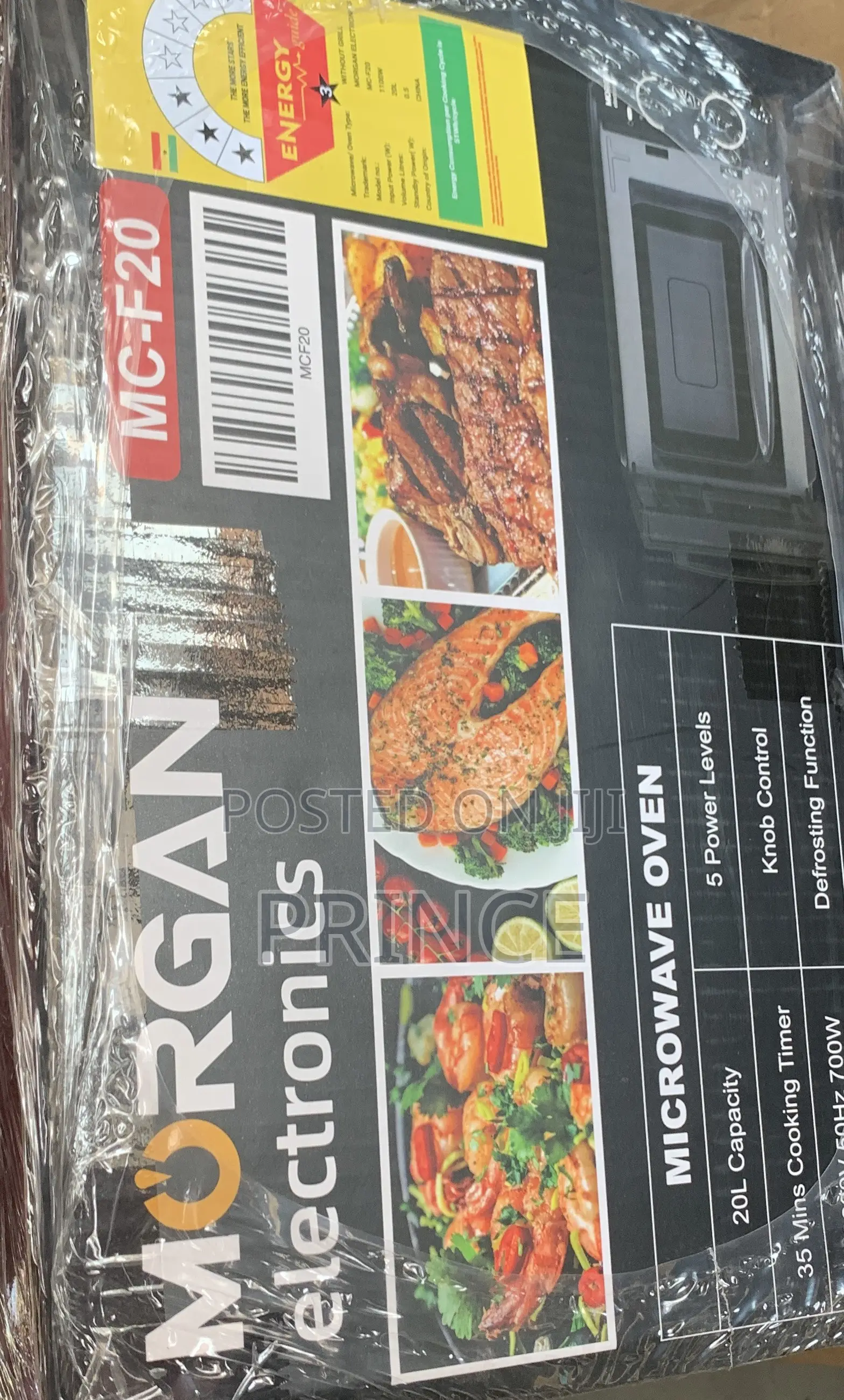 MORGAN Microwave Oven 20L - 700W - MC-F20 - Brand New - Kaneshie