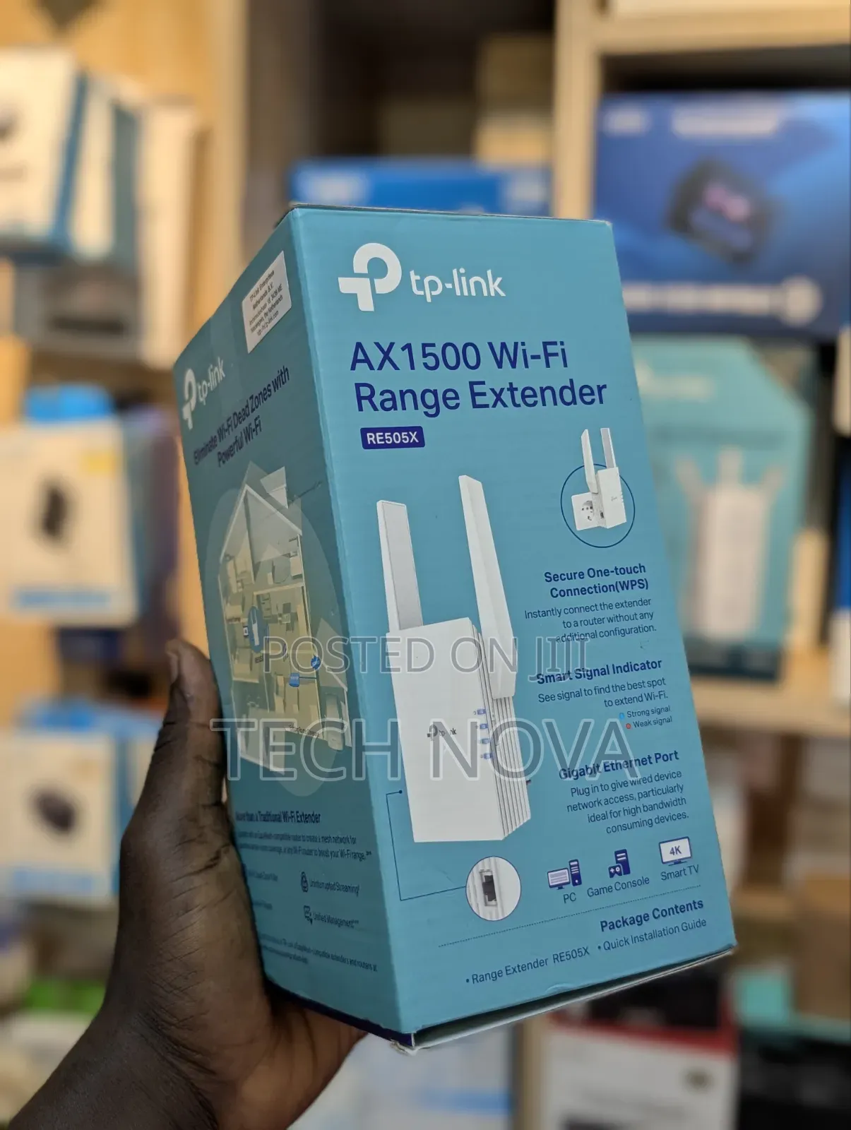 TP-Link AX1500 WiFi 6 Extender, WiFi Booster, WiFi Repeater
