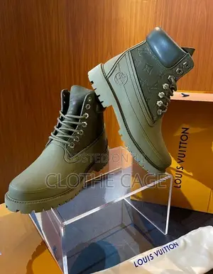 Louis Vuitton X Timberland Boots