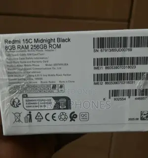 New Xiaomi Redmi 15C 256 GB Black