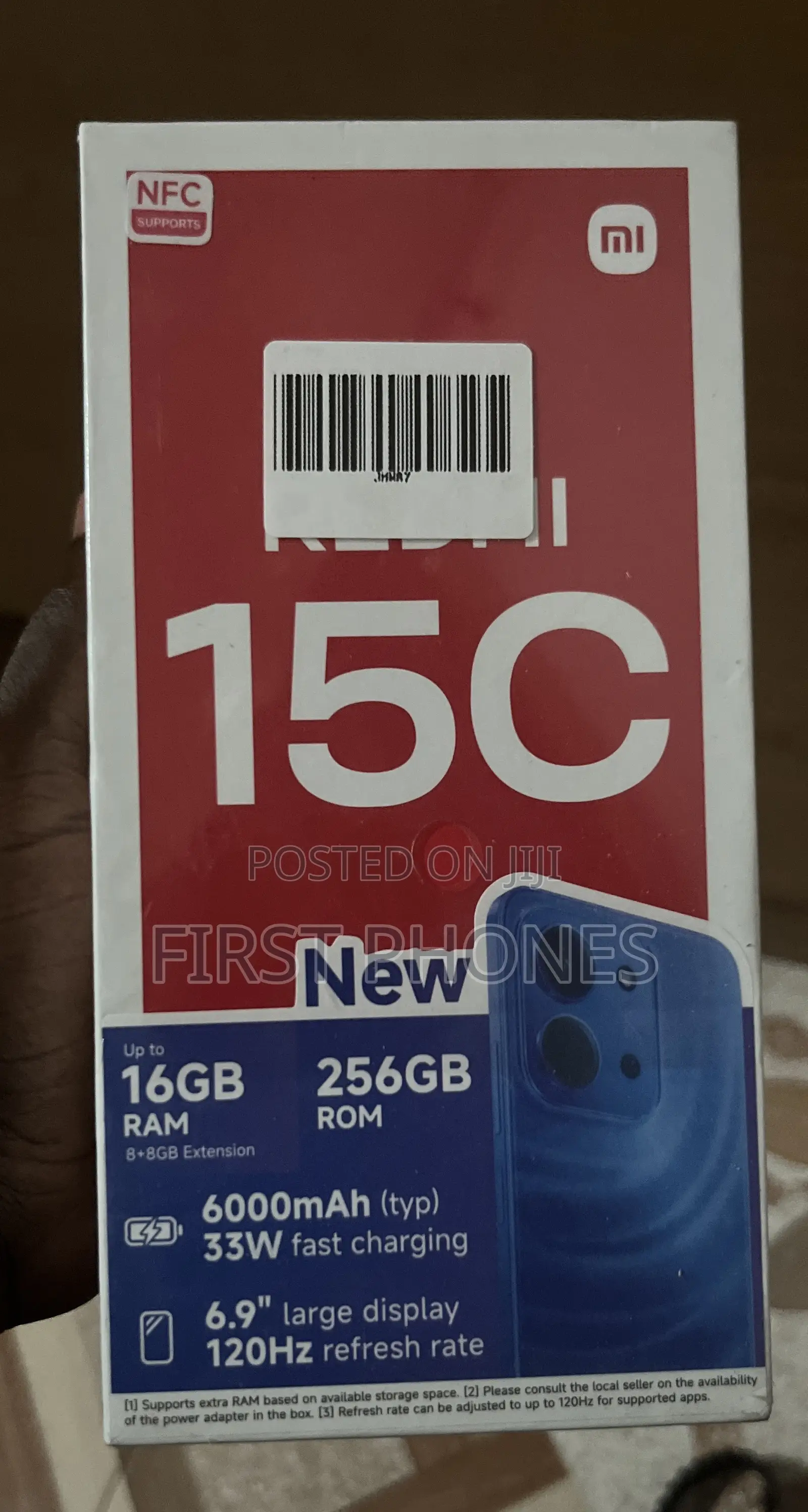 New Xiaomi Redmi 15C 256 GB Black