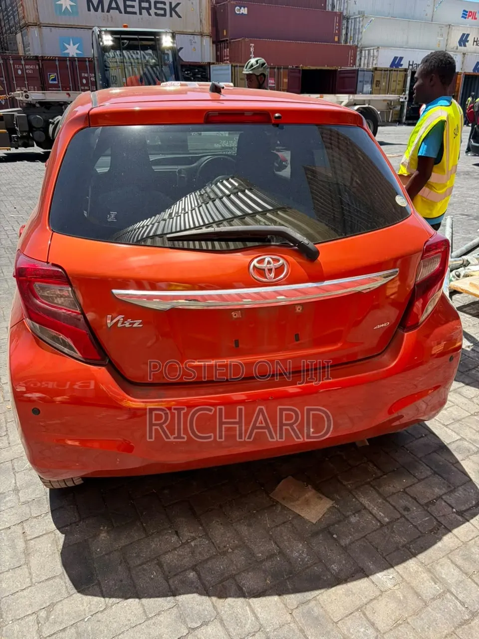 Toyota Vitz 1.3 FWD 5dr 2016 Orange