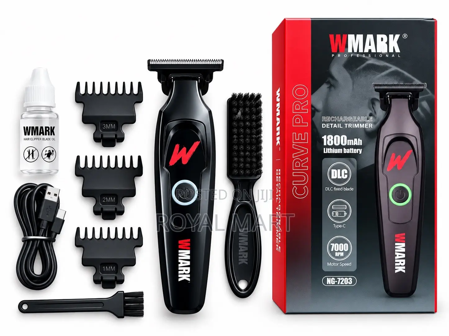 WMARK NG-7203 Professional Rechargeable Detail Trimmer