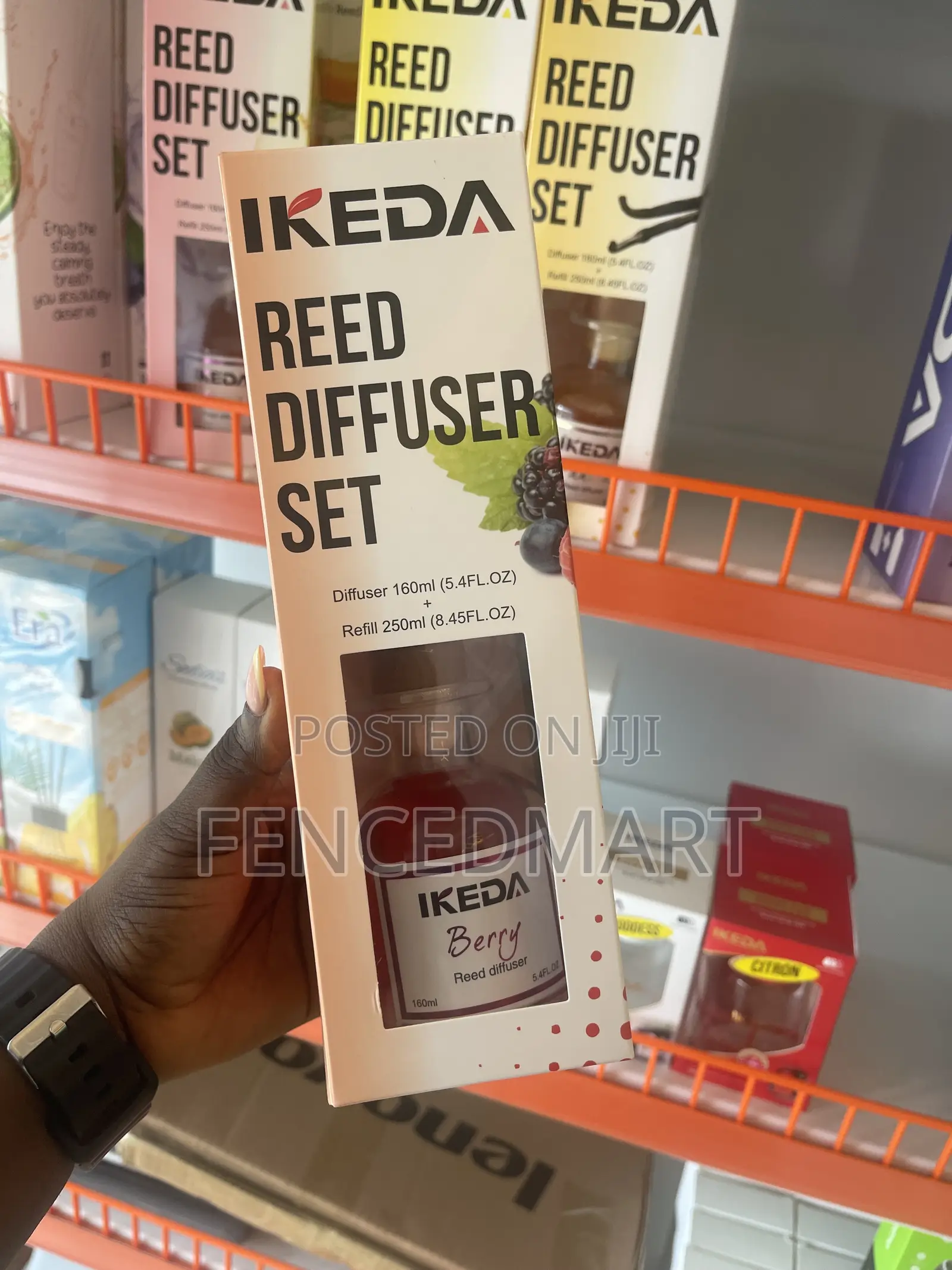 IKEDA Berry Reed Diffuser Set 410ml – Home Fragrance With Refill