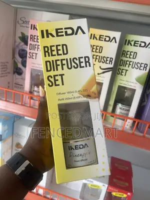 Title: IKEDA Pineapple Reed Diffuser Set 160ml + 250ml Refill