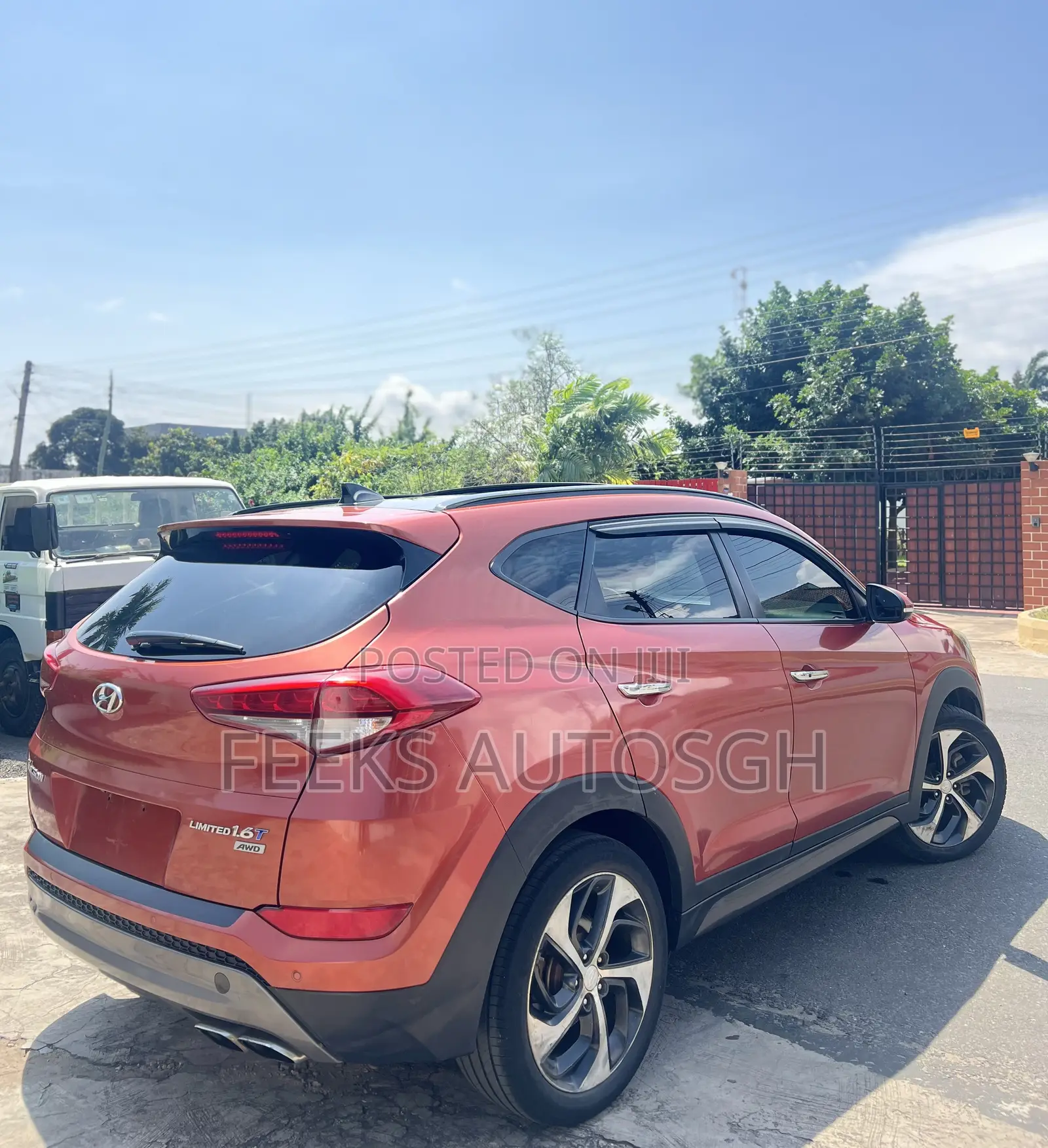 Hyundai Tucson Limited AWD 2016 Orange