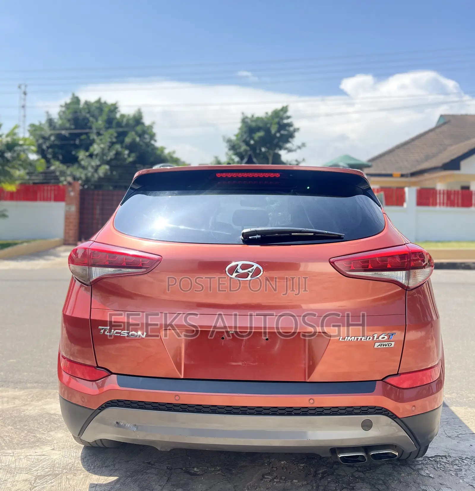Hyundai Tucson Limited AWD 2016 Orange