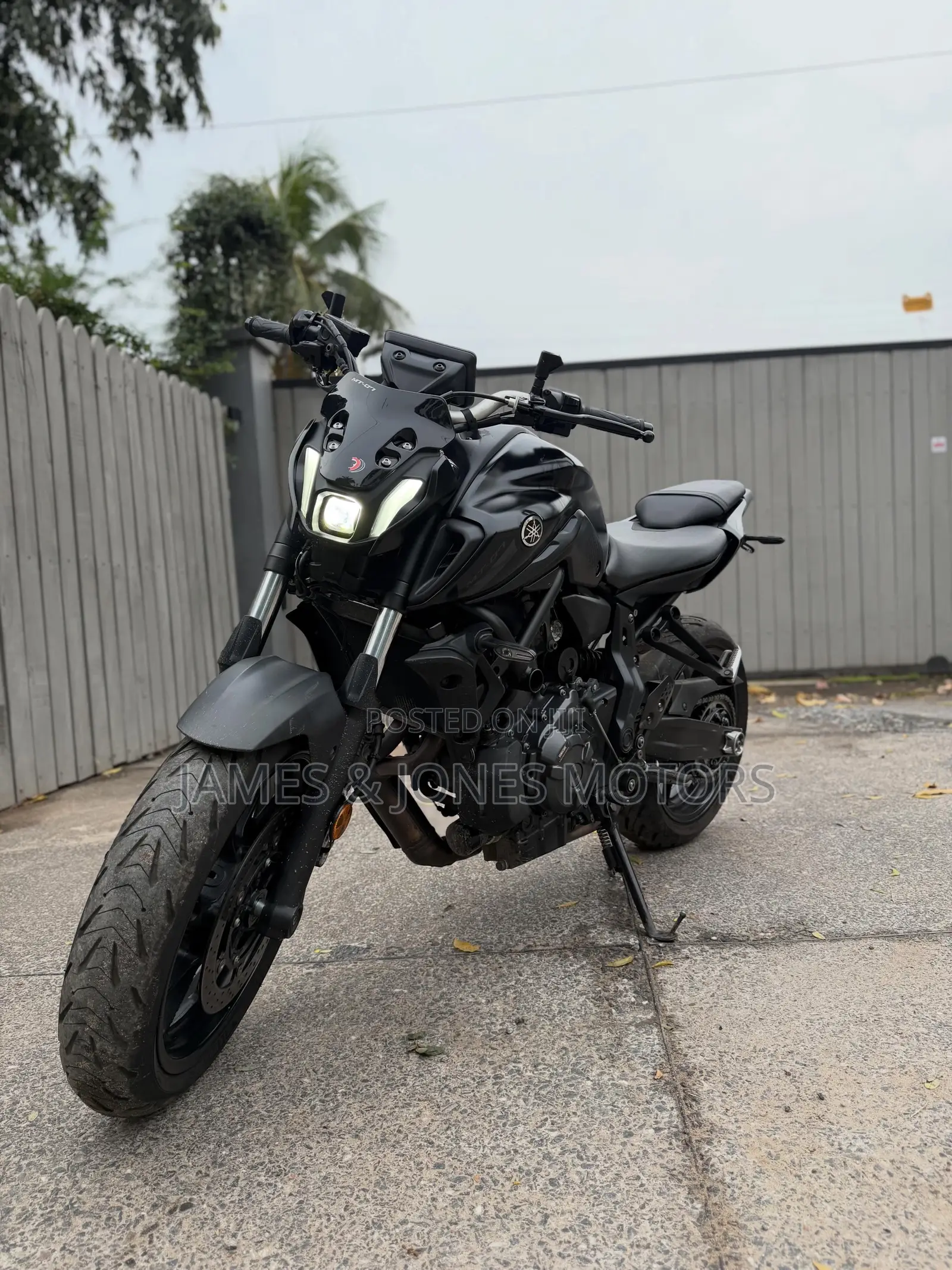 Yamaha MT-07 2024 Black