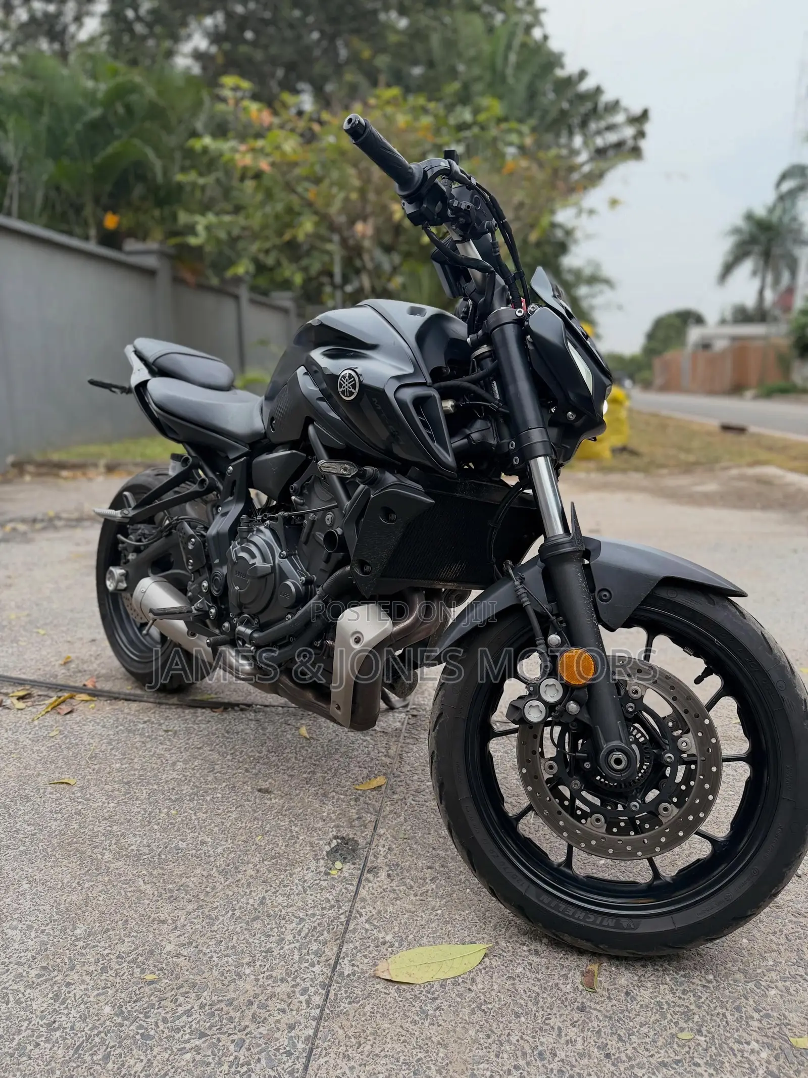 Yamaha MT-07 2024 Black