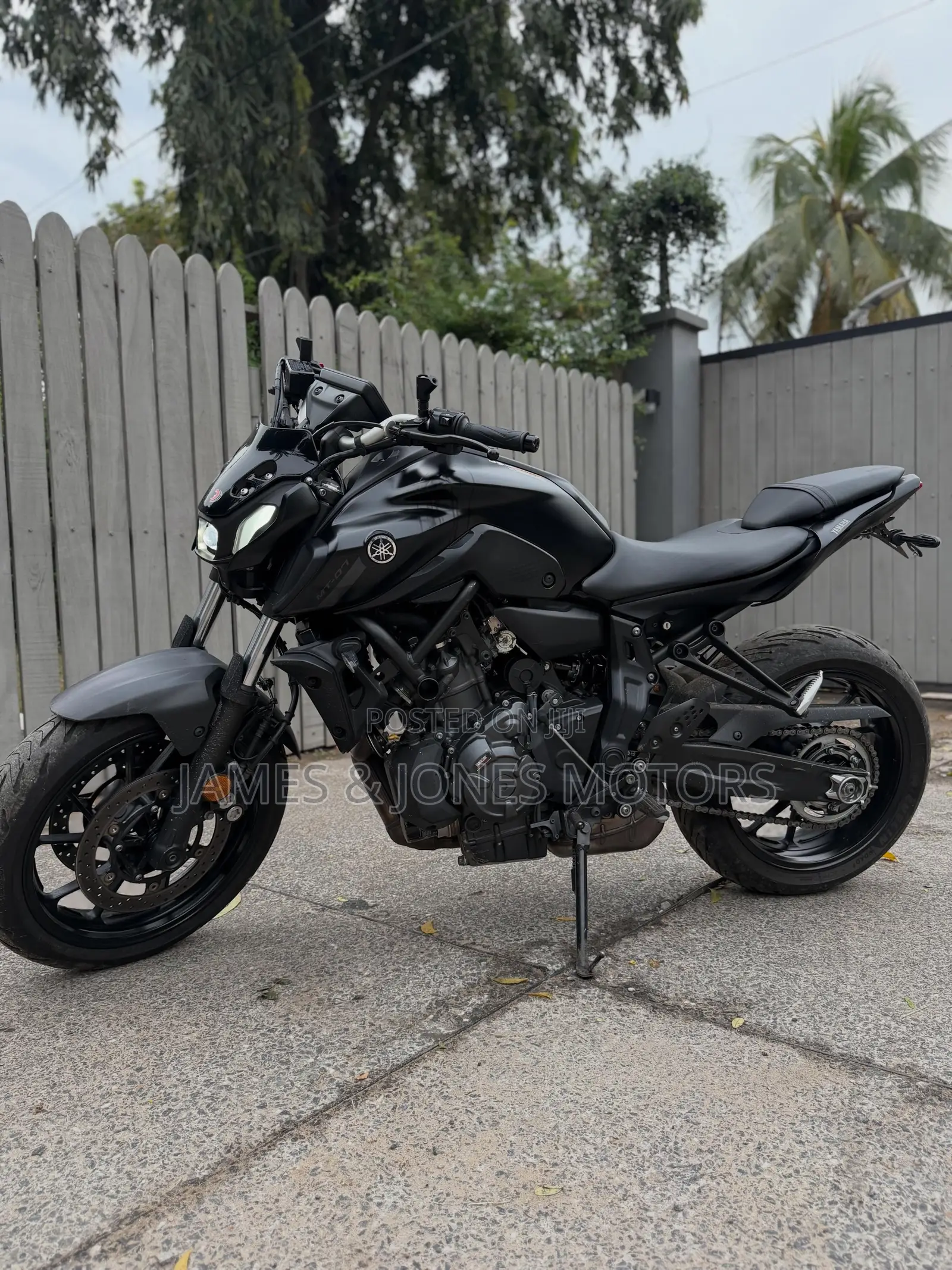 Yamaha MT-07 2024 Black
