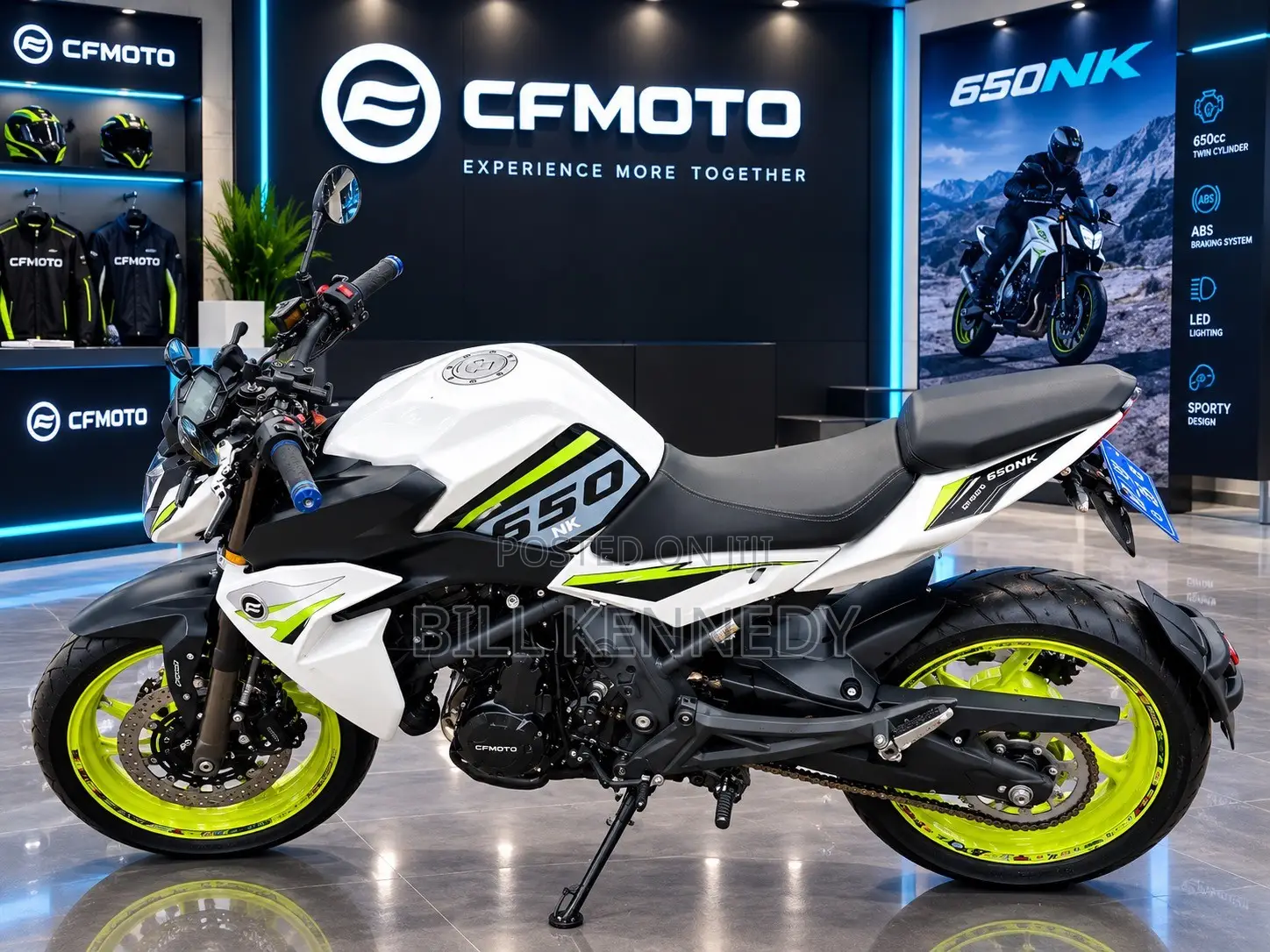 CFMoto 650NK 2019 White