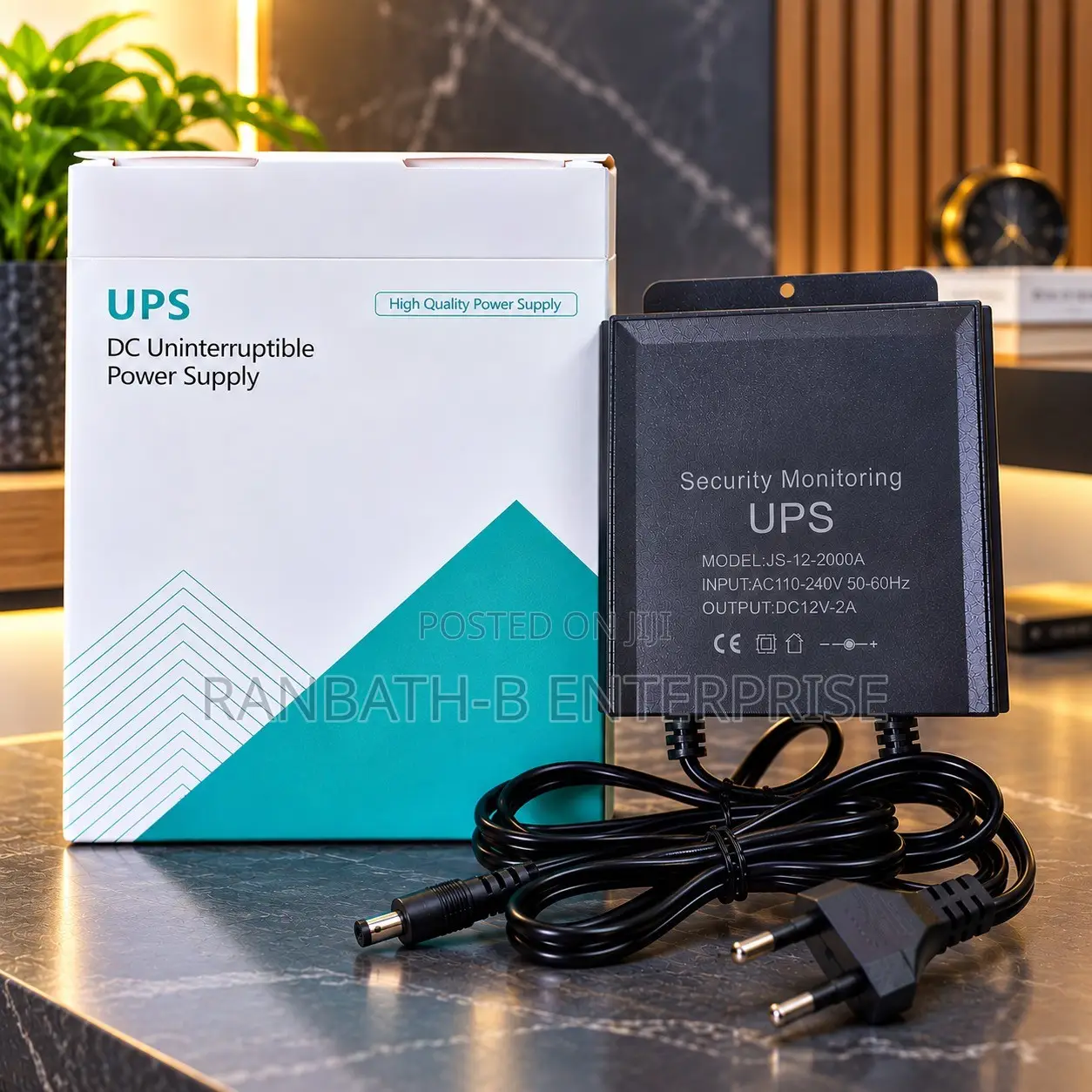 DC Uninterruptible Power Supply for Routers, Modems and CCTV Cameras