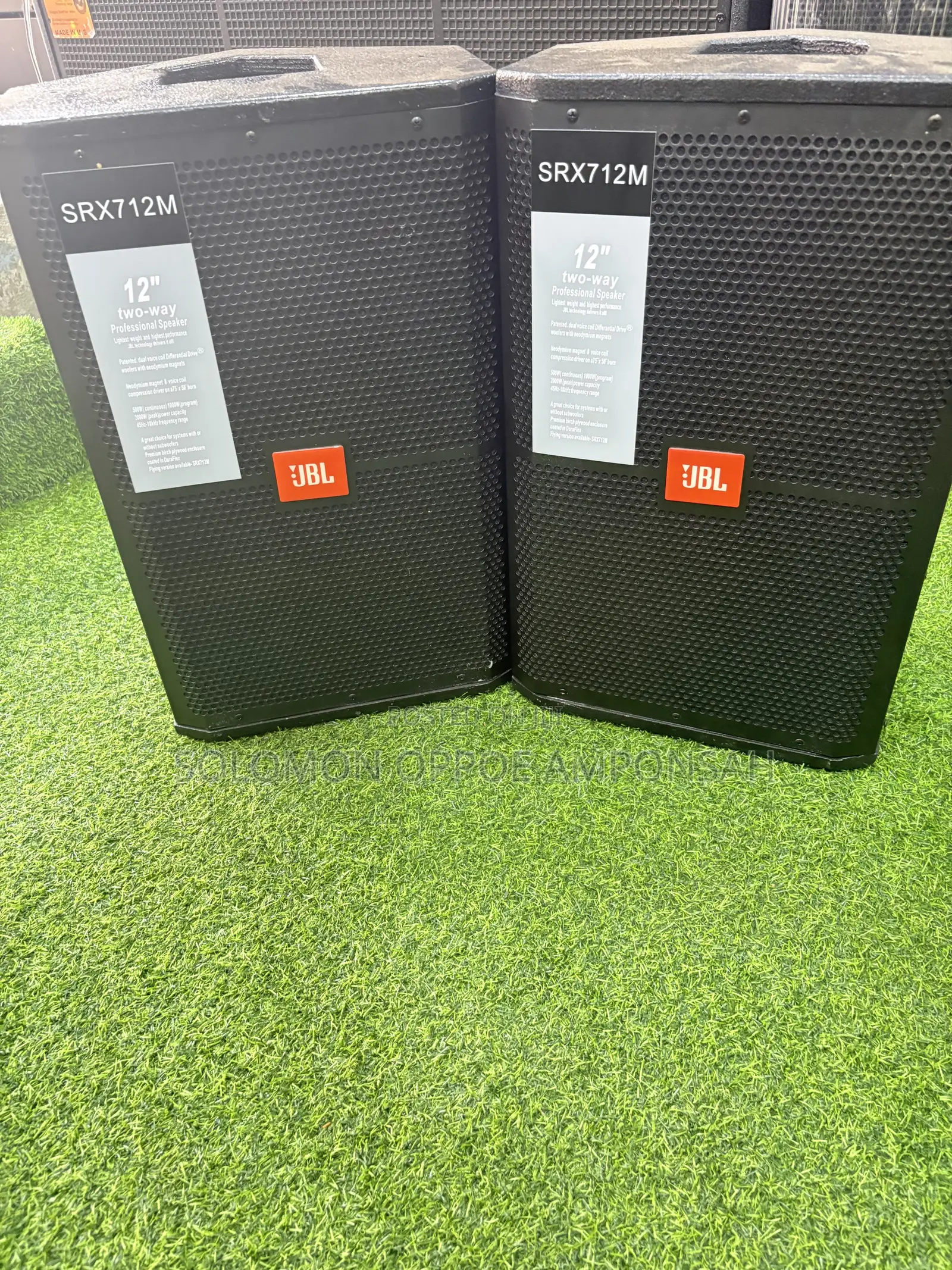 JBL SRX712M 12-Inch Two-Way Stage Monitor/Utility Speakers