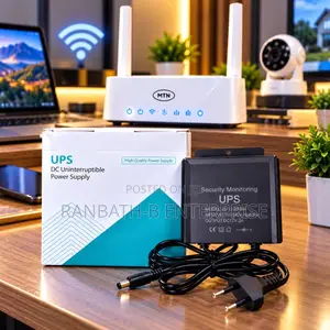 DC 12V 2A UPS for Home Internet Routers and Networking Devices