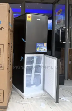 Fast Defrost Cooling NASCO 147 Gross Double Door Refrigerator