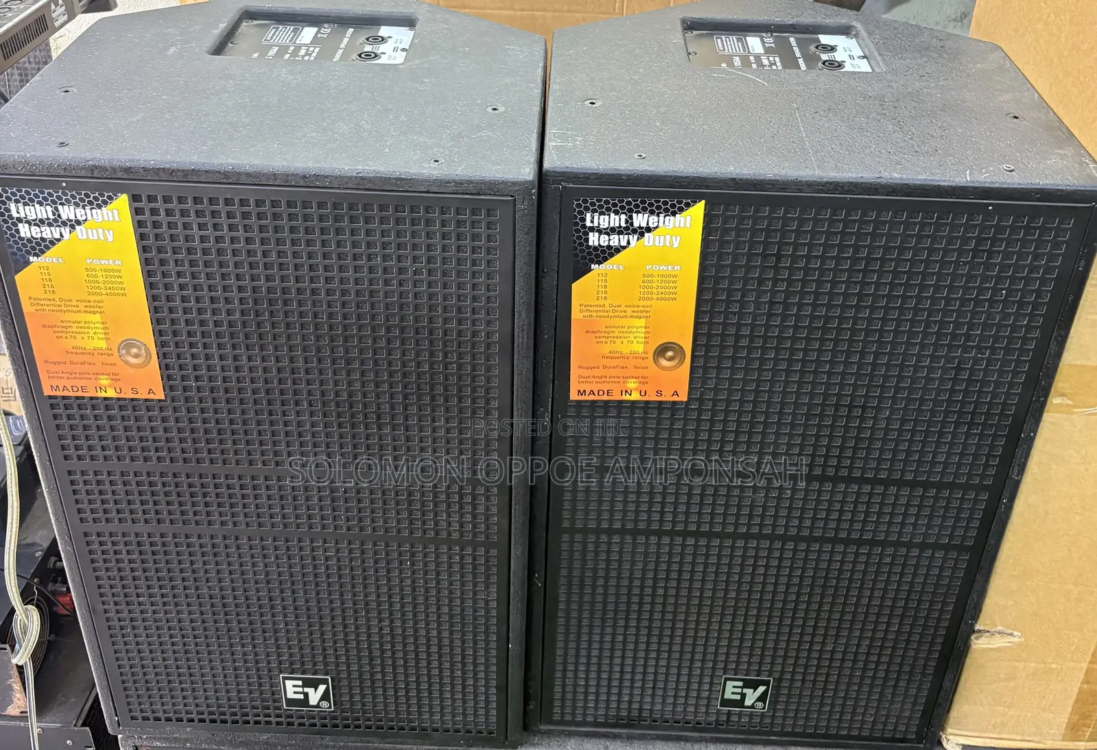 Electro-Voice (EV) DS Series Passive Professional Loudspeakers