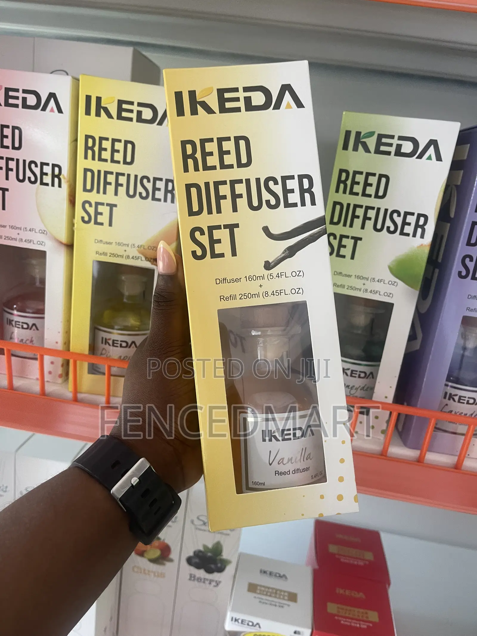 IKEDA Vanilla Reed Diffuser Set 160ml + 250ml Refill