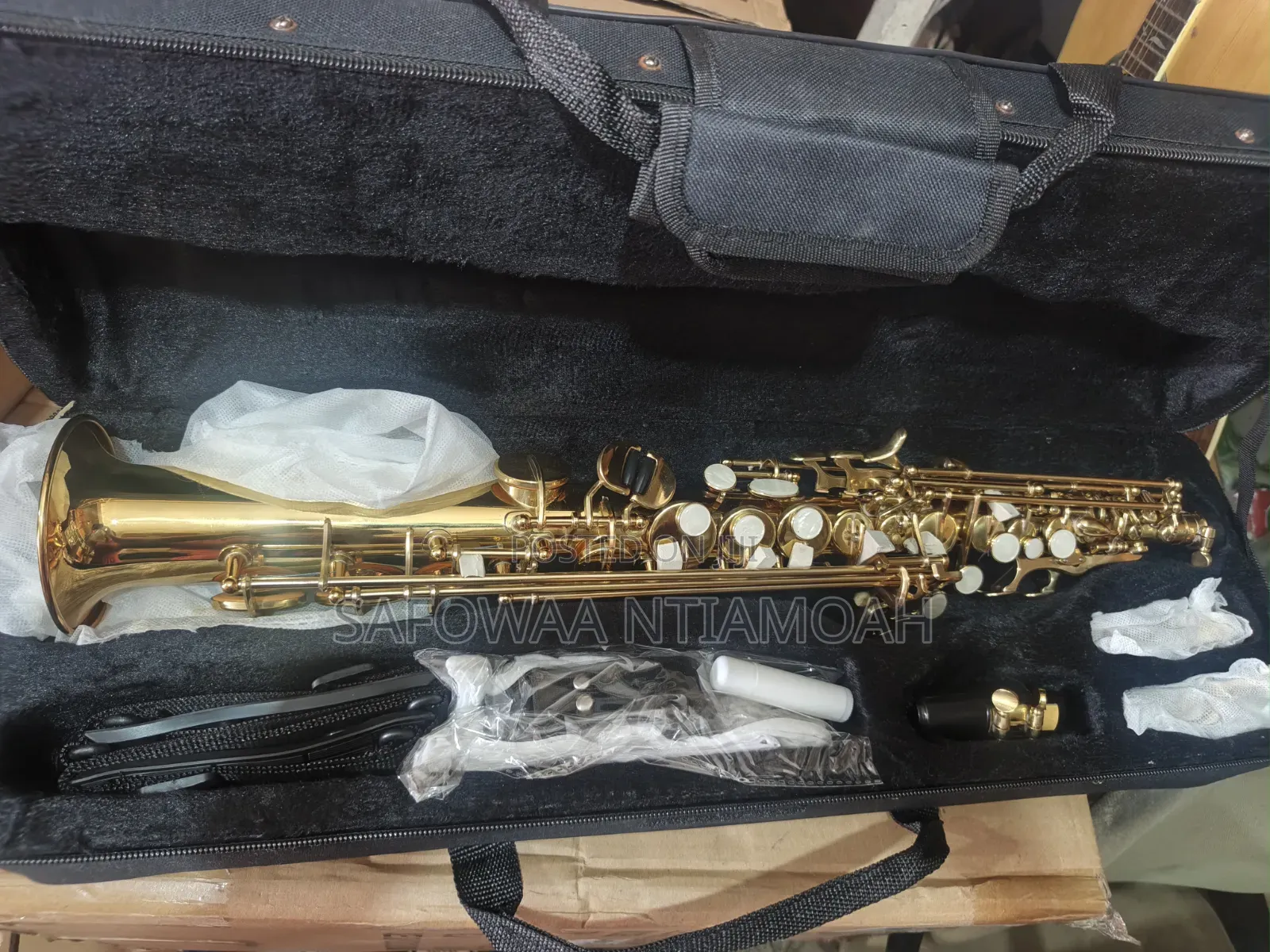 Gold Straight Soprano Sax
