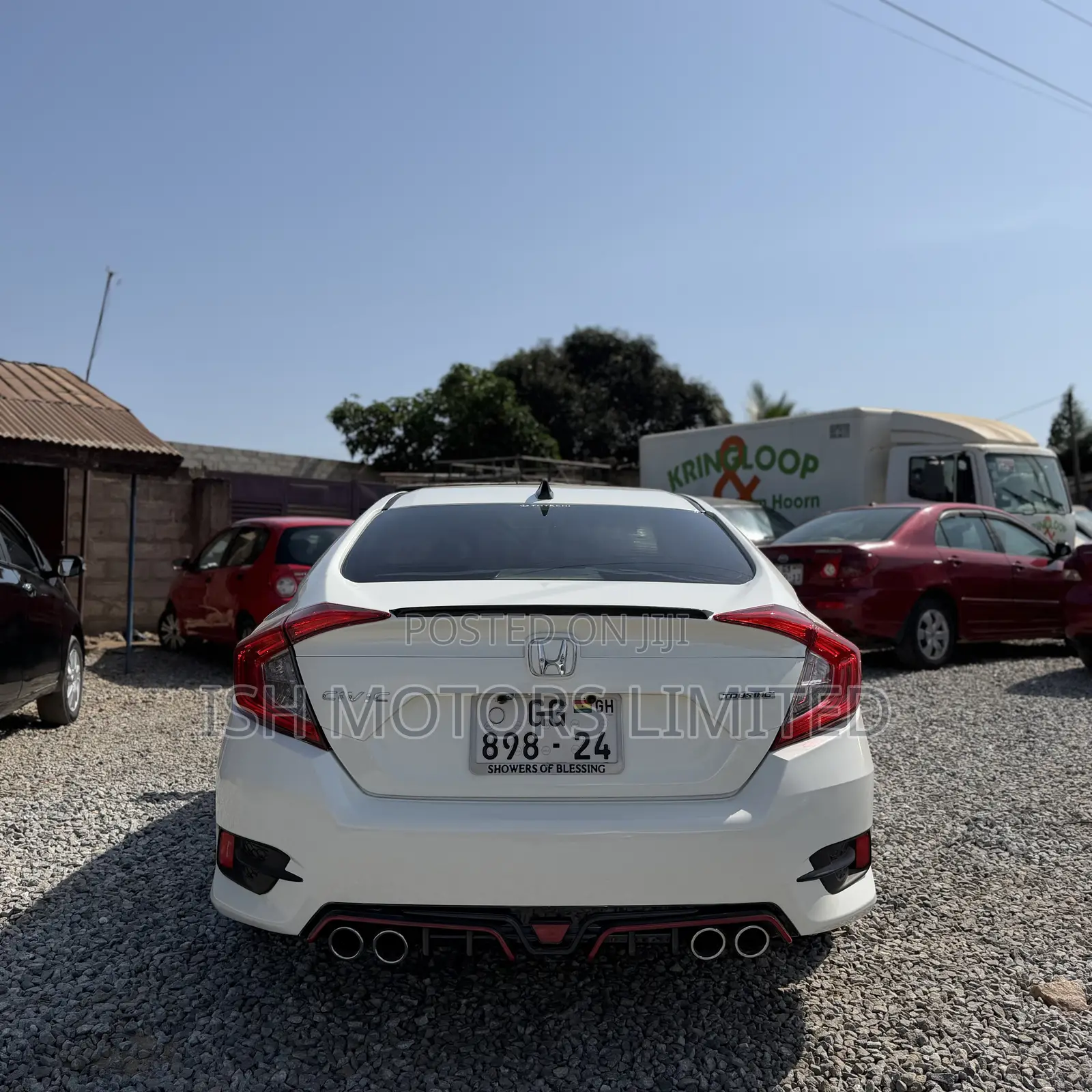 Honda Civic Touring 4dr Sedan (1.5L 4cyl) 2017 White
