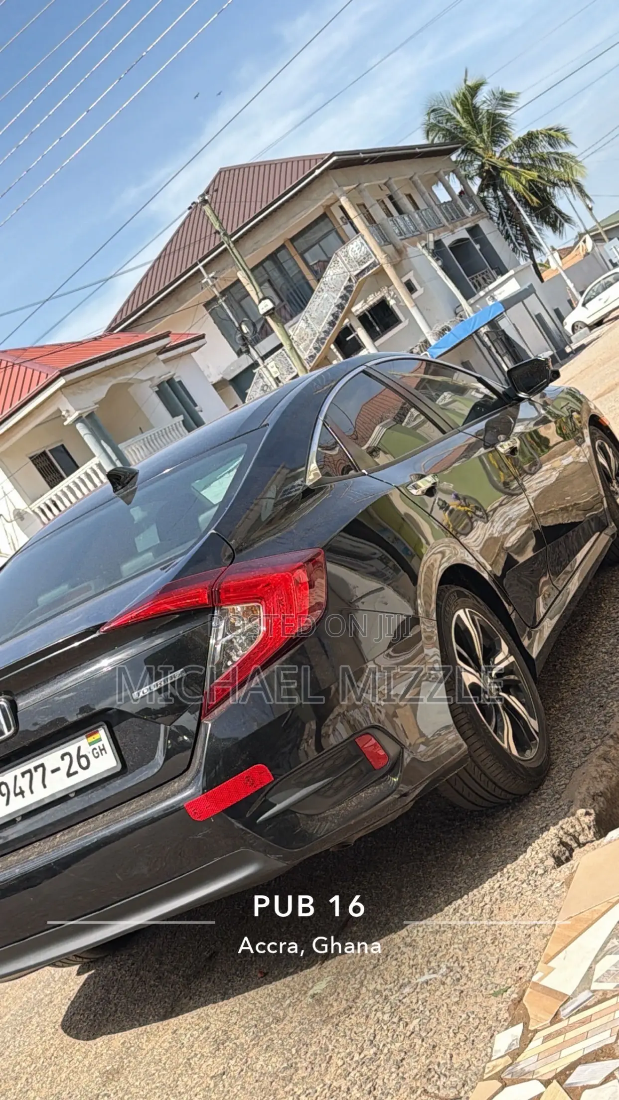 Honda Civic Touring 4dr Sedan (1.5L 4cyl) 2016 Black