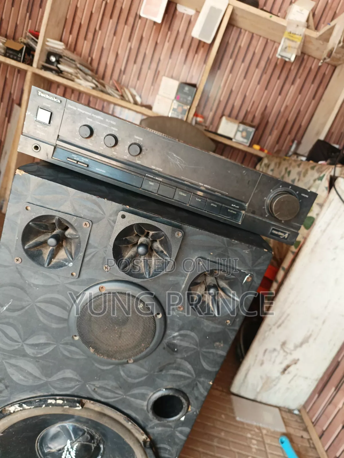 Technics Amplifier With 12 Inches Speaker